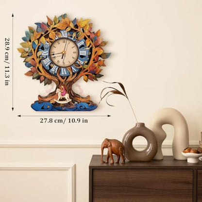 3D Wooden Puzzle for Adults - Tree of Life Clock - color: Tree of Life