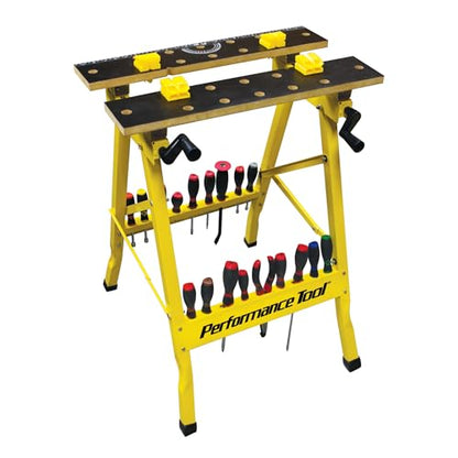 Performance Tool W54025 Portable Folding Workbench and Vise