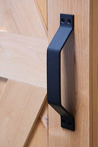 LUBANN 28 in. x 84 in. Urban Style Framed Z-Brace Barn Door Unfinished Hardwood Knotty Alder Solid Wood Dissembled Barn Door Slab with Hardware - size: 28X84 Z Brace