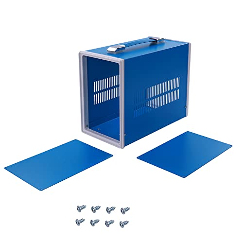 Electronic Junction Box Metal Enclosure Project Box DIY Electric Box Case - size: 10.63" x 8.28" x 5.51"