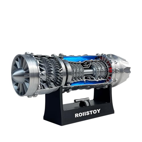 F35 jet engine model 1:18 Scale turbofan engine Model Science Educational Toy Deluxe Aviation Enthusiast Gift Desktop Decoration - style: F35 DIY Kit