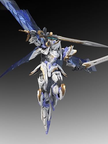 Funtasy Planet SNAA 1/144 Mecha Model Kit -Divine Invoker Percival Awakening Deluxe Edition - Articulated Action Figure Building Kit, Sovereign Sword Array, Gift for Adults & Teens - color: Percival