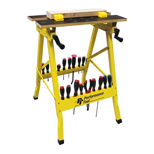 Performance Tool W54025 Portable Folding Workbench and Vise