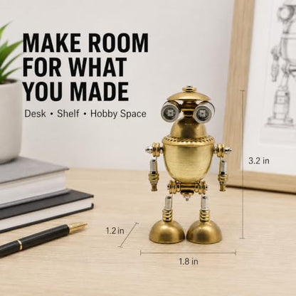 3D Metal Robot Puzzles, DIY Mechanical Model Kits for Adults, Desk Decor