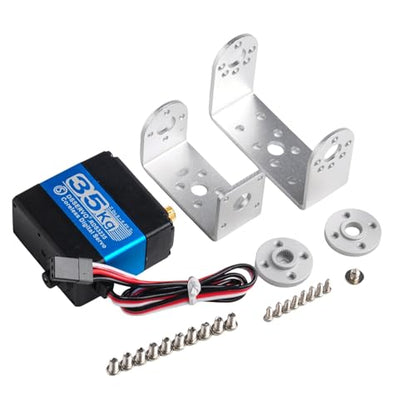 2 Sets 35KG RDS3235 High Torque Digital Servo Metal Gear Coreless Motor Servo 270 Degree with Bracket Arm Plate for RC Robot Car DIY Model