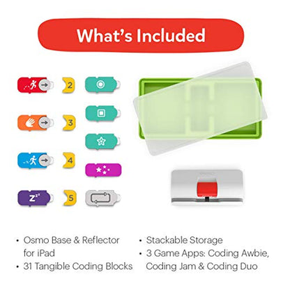 Osmo Coding Kit, Ages 5-10+, Coding for Kids, Learn to Code, STEM, iPad - style: Starter Kit for iPad