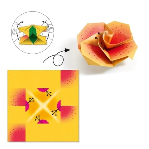 DJECO Origami Paper Craft Kit - Tropics (Level 3) - style: Tropics