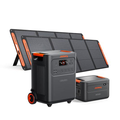 Jackery HomePower 3600 Plus and Extra Battery & 2x200W, 7168Wh, 3600W - style: HomePower 3600 Plus+2x200W+EB