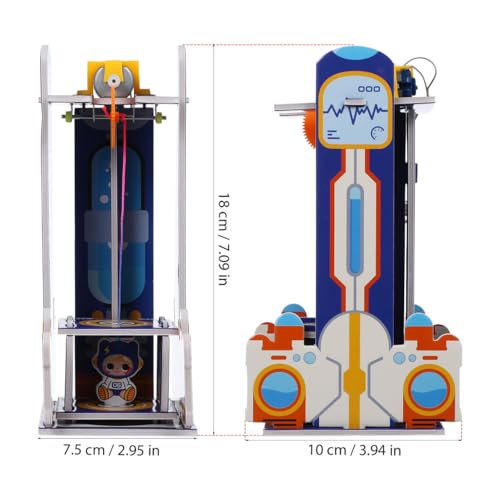 Kids Elevator Stem Project Science Experiment Develop Toy DIY 3D Elevator Puzzle for Age 5+