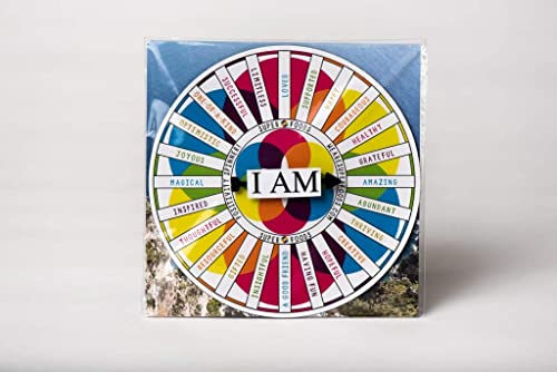I AM Affirmations Positivity Spinner - Uplifting and Empowering Affirmations to Inspire and Start Your Day in a Positive Way!