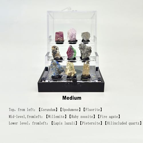 Naturally Fluorescent Mineral Specimens - Glowing Under UV - Rare Collectibles (Medium) - size: Medium