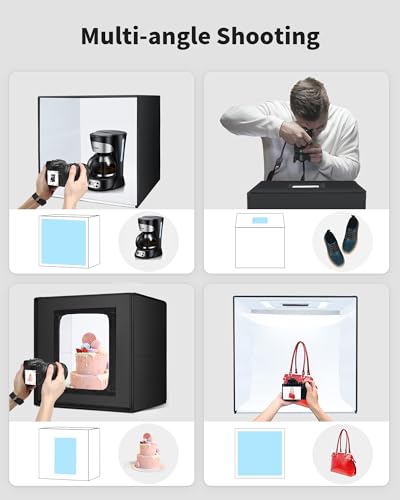 Glendan 24"x24" Light Box Photography, Large Photo Light Box - size: 24*24 inch