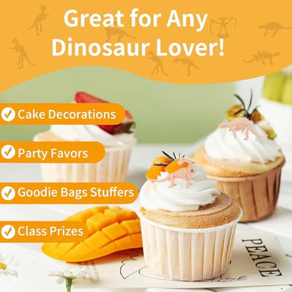FOIMAS 60 Pack Dinosaur Fossil Skeletons Figurine Plastic Figures Dinosaur Skeleton for Dino Sand Dig Science Party Favor Decoration
