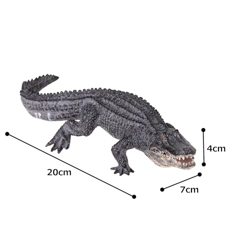 MOJO - Alligator | Moving Jaw Feature | Hand-Painted Toy Figure | Wildlife Collection | True to Life & Highly Detailed | Designed in UK