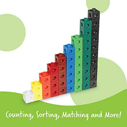 Learning Resources Snap Cubes, Set of 100