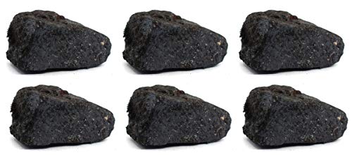 EISCO 6PK Raw Lodestone, Mineral Specimens - Approx. 1" - Geologist Selected & Hand Processed - Great for Science Classrooms - Class Pack