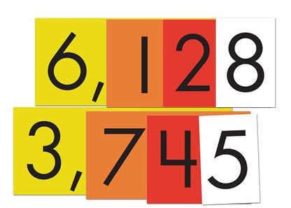 Teacher Sensational Math - 4-Value Whole Numbers Place Value Cards Set
