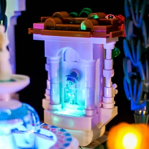 LED Lighting Compatible with Lego Fountain Garden 10359, Light Kit Compatible with Lego 10359 Fountain Garden, NOT Included The Model Set (Standard Version)