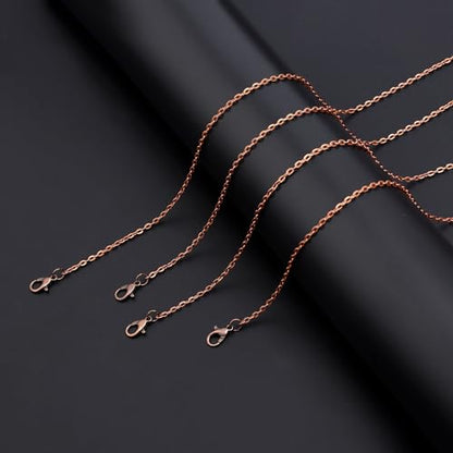 Lemonkey 33 Feet Red Copper Chains for Jewelry Making,Necklace & Craft - color: Red Copper, size: 2mm
