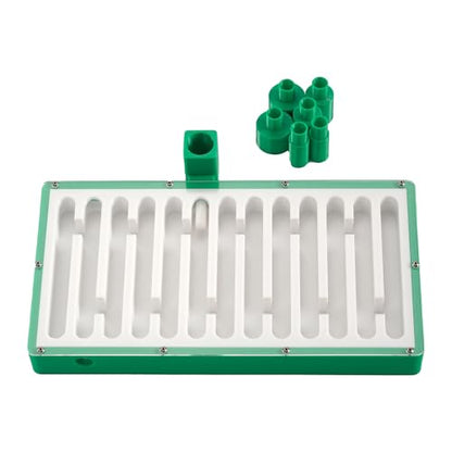 Ant nest for observing The Behavior of Ants, The nest is Equipped with ant Feeding System and 3 Openings of 10mm in Diameter, The nest is Equipped with Three Sizes of 10mm, 15mm and 20mm connectors.