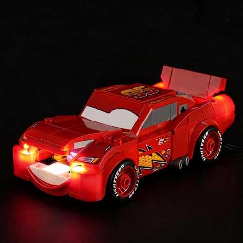 LED Light for Lego 77255 Lightning McQueen Set, Light Kit Compatible with Lego 77255 Building Blocks Model, Not Included The Model Set - style: 77255