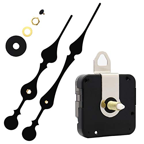 Youngtown 12888 Quartz Clock Mechanism Replacement 29/32" Shaft Clock Parts - size: 29/32 inch total shaft length