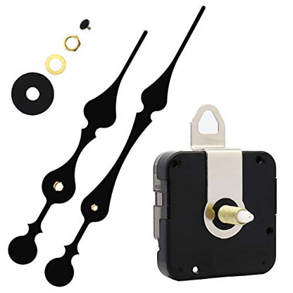Youngtown 12888 Quartz Clock Mechanism Replacement 29/32" Shaft Clock Parts - size: 29/32 inch total shaft length
