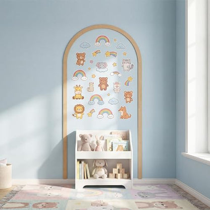 Novabright Arch Wood Molding 47 x 22 Inch, Arch Unfinished Trim - size: 47 x 22 Inc, style: Arch