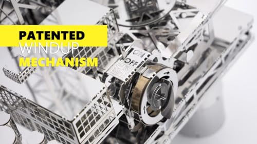 METAL-TIME, Offshore Drilling Rig Model, Metal Model Kits, Offshore Platform, 3D Metal Puzzle, Treasure Researcher Mechanical Model Kit to Build for Adults