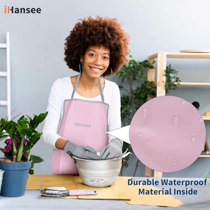 Pink Garden Tools Set 12-Piece, Gardening Gifts for Women - color: pink