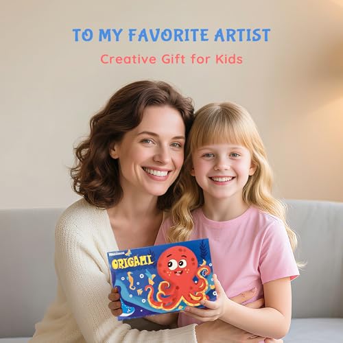 Origami Kit for Kids Ages 5-16, 212 Sheets with 72 Patterns & Instruction Book | Origami Paper Kit for Beginners & Advanced | Arts & Crafts Toys for Girls & Boys Ages 8-12 | Birthday & Christmas Gifts