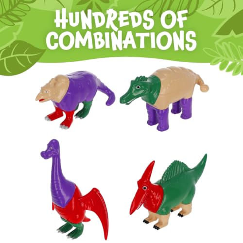 POPULAR PLAYTHINGS Large Magnetic Mix or Match Dinosaurs 2, Set of 4