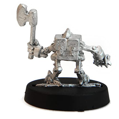 Stonehaven Mechanical Berserker Miniature - 21mm Lead-Free Pewter Figure, 28mm Scale, Unpainted, Made in USA