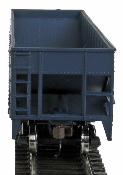 Walthers Trainline Offset Hopper-Ready to Run-CSX Transportation (Blue, Yellow; Boxcar Logo) 931-1425 HO Scale Model Railroad - Freight Model - style: Offset Hopper