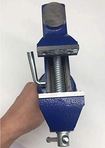 360° Rotating Bench Vise, 2.5'' Cast Iron Table Vise Clamp for Woodworking, Hobby, DIY Craft (Clamping Range: 0-2.5inch) - size: Clamping Range: 0-2.5inch (Cast Iron)