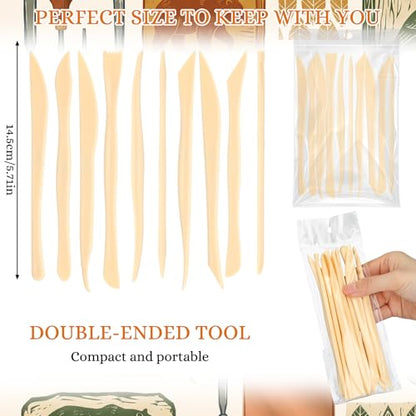 Ferrochef 10 Set 100 Pcs Clay Tools, Plastic Sculpting Tools, Classic Style - color: Classic Style, size: Plastic