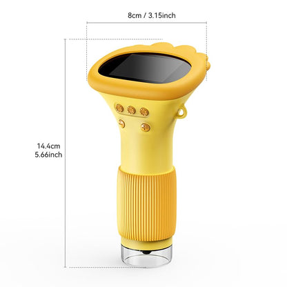 1000X Microscope for Kids, 2'' Screen Kids Wonder Quest Microscope Camera, Digital Handheld Microscope, Educational Kids Magnifying Glass, Christmas Birthday Gifts for Age 3 4 5 6 7 8 9 10- Yellow - color: Yellow
