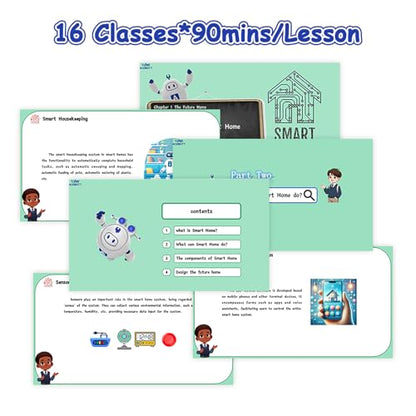 ACEBOTT 3-in-1 ESP32 STEM Smart Home and School Education Kit Compatible with Arduino, STEM Robotics Science Kits for Students Age 12+, Engineering Projects STEAM Activities Gifts 12-16 Year Old - color: 3-in-1 Esp32 Stem Education Kit