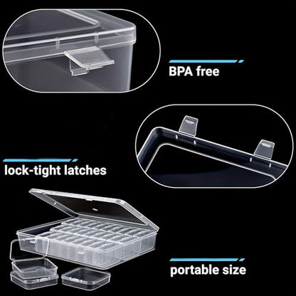 31-Piece Clear Inner Box Organizer for Hardware - color: Clear