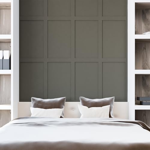 Weysat 1 Set Mdf Board and Batten Wall Panel Wainscoting Panel 107.5 x 80''