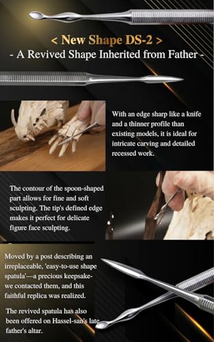 DePes Clay Sculpting Tools (Japanese Famous Artist Developed) Resin Modeling kit Carving Silicone polimer - color: Metallic