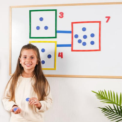 Simply Magic 75 PCS Colorful Magnetic Number Bonds - Number Bond Game