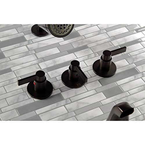 Kingston KBX8135NDL Tub and Shower Faucet, Oil Rubbed Bronze - color: Oil Rubbed Bronze