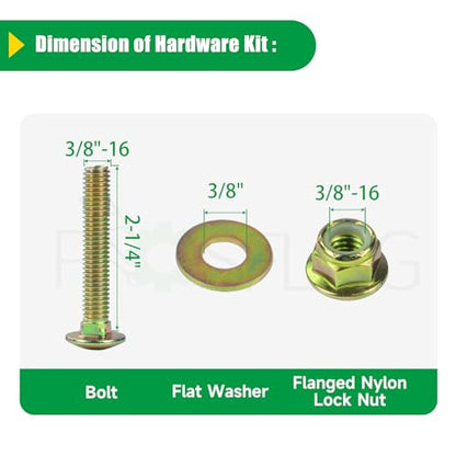 2 Pack 197379 Idler Pulley Craftsman for Husqvarna 54" Z254 RZ5424 - color: T7 2x196106