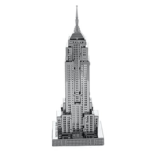 Metal Earth Empire State Building 3D Metal Model Kit Bundle with Tweezers Fascinations