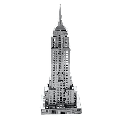 Metal Earth Empire State Building 3D Metal Model Kit Bundle with Tweezers Fascinations