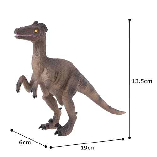 MOJO Velociraptor Realistic Dinosaur Toy Replica Hand Painted Figurine
