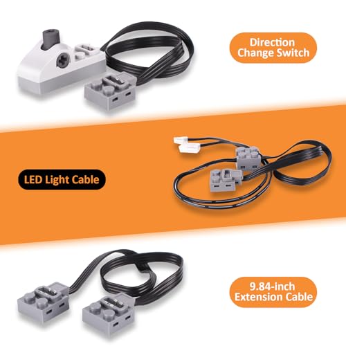 WEERSHUN 9-in-1 Motor Kit Compatible with Most Stud Building Blocks, Motor Set with Powerful Motors, Advanced Remote Control, Wide Compatibility