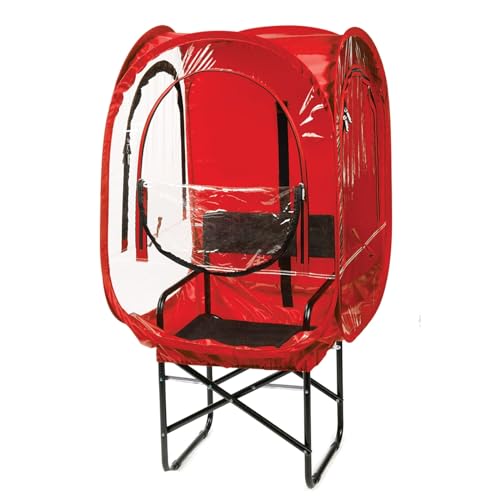 WeatherPod® ChairPod™ 1-Person Wearable Upper Body Pop-Up Pod - color: Red