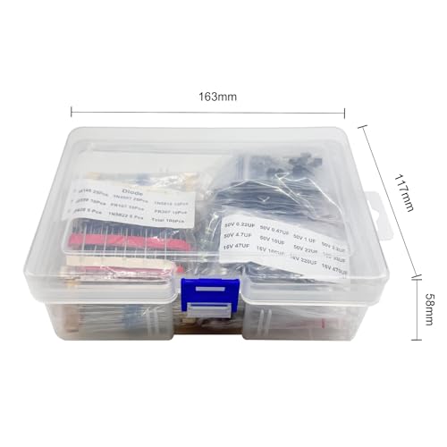 Electronic Component Assortment Kit, Total 1410Pcs